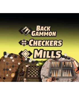Backgammon + Checkers + Mills Steam Key GLOBAL